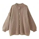 Кардіган Shein sz2409057942727600 S коричневий (100012768) - зображення 3