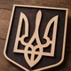 Настенный деревянный Герб Украины 50x38 см на щите Woodyard из фанеры, трезубец на стену (40401--50x38) - изображение 6