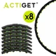 Обруч для талії Actiget (хулахуп) масажний, складний 88 см 1.2 кг ACT0135 Black - зображення 4