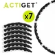 Обруч для талии Actiget (хулахуп) массажный, складной 92 см 1 кг ACT0134 Black - изображение 6