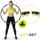 Обруч для талии Actiget (хулахуп) массажный, складной 92 см 1 кг ACT0134 Black - изображение 7
