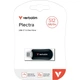 USB флеш накопитель Verbatim 512GB Plectra Black USB-C - изображение 2