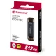 Портативний SSD Transcend 512GB USB 3.1 Gen 2 Type-A + Type-C ESD310 Чорний - зображення 4