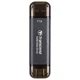 Портативный SSD Transcend 1TB USB 3.1 Gen 2 Type-A + Type-C ESD310 Черный - изображение 1