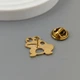 Значок из стали BROCHE брошь бижутерия Животные Лягушка золотистый BRGV115294 - изображение 7