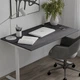 Стол письменный Space Ferrum-decor 750x1000x600 Белый металл ДСП Каштан Арвадонна 16 мм (SPACE021) - изображение 5