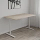 Стол письменный Space Ferrum-decor 750x1400x600 Белый металл ДСП Дуб Сан-Марино 16 мм (SPACE144) - изображение 2