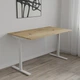 Стіл письмовий Space Ferrum-decor 750x1200x600 Білий метал ДСП Дуб Артезіан 16 мм (SPACE083) - зображення 5