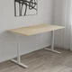 Стіл письмовий Space Ferrum-decor 750x1000x600 Білий метал ДСП Дуб Кремона Торро 16 мм (SPACE025) - зображення 1