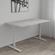 Стол письменный Space Ferrum-decor 750x1000x600 Белый металл ДСП Бетон 16 мм (SPACE028) - изображение 2