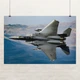 Постер Винищувач F-15 Eagle, військова авіація, A1 60×90 см (id6647) - зображення 1