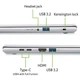 Ноутбук Acer Aspire Go 16 AG16-71P-77TD (NX.JTHEX.00U), Intel Core 7 150U, 16" WUXGA, IPS, 32 ГБ DDR5, SSD 1 ТБ, Intel Graphics, Без ОС, Pure Silver - зображення 10