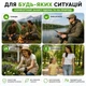 Електронний браслет від комарів USB зарядка багаторазовий силіконовий браслет-репелент для дітей та дорослих, чорний (137852554) - зображення 4