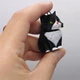 Брелок 3d друк "КОТИК З ПРУЖИНОЮ" (ЧОРНИЙ), KEYCHAIN MIC (299276) - зображення 2
