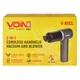Пилосос "VOIN" V-85CL 130W/АКБ-3x2500mAh/вологе та сухе чищення/сумка - зображення 13