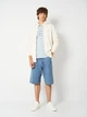 Футболка хлопковая длинная мужская Jack & Jones 12295143 2XL Cashmere Blue (5715873932130) - изображение 3