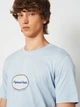 Футболка хлопковая длинная мужская Jack & Jones 12295143 S Cashmere Blue (5715873932024) - изображение 4