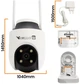 Zestaw 2 Kamer WiFi IP ORLLO TZ6 4K 8MP Obrotowe + 2 Karty microSD 64GB (TZ6-2-KARTA-2-64GB) - obraz 9