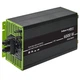 Falownik samochodowy Qoltec Monolith solarny 3w1 3000 W/6000W 12V na 230V Czysty Sinus (51915) (5901878519159) - obraz 1