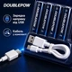 Аккумуляторные батарейки AA C.L.D.P 1.6V 1800 mAh Zn-Ni с USB зарядкой, комплект 4 шт - изображение 11
