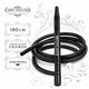 Силиконовый шланг для кальяна Amy DeLuxe 180см, алюминиевый мундштук 30см, черный - изображение 2