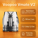 Картридж Voopoo Vmate V2 Сетка 1.2 Ом Вупу Вмэйт В 2 боковая заправка 3 мл пластик - изображение 5