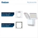 Прожектор LED Theben theLeda S17-100 WH з вбудованим датчиком руху (1020802) - зображення 16