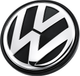 Комплект автомобильных колпаков (заглушек) на литые диски Volkswagen 1J0601171 56/51 мм 2 шт Black - изображение 3