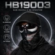 Бафф-маска DARK FACE 3D с принтом, бандана-шарф, подшлемник, 50×25 см, черный/белый/красный — Хищный оскал - изображение 1