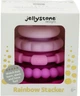 Silikonowa piramidka-gryzak Jellystone Designs 5 kółek Różowa (9343900012645) - obraz 3