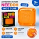 Сквиш Антистресс Кубик Льда Needoh Nice Cube Оранжевый 5 см | Сквиш Куб Большой - изображение 1