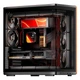 Игровой корпус Aigo Starry Dawn Display Version Black ATX для настольных компьютеров, с поддержкой водяного охлаждения 360 мм, интегрированным изогнутым стеклом, конструкцией с левым и правым отсеками, поддержкой видеокарт 5090. - изображение 1