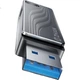 Флеш-накопитель HP 64 ГБ USB 3.2 с одной вращающейся головкой, скорость вращения 150 МБ/с, подходит для бизнеса, офиса, кабинета, компьютера, имеет большую емкость, совместим с несколькими системами, серый цвет. - изображение 2