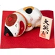 Японская импортная фигурка кошки с коричневыми смеющимися ушами Tonghe, кошка удачи, настольное украшение в японском стиле, подарок на день рождения или Рождество. - изображение 1