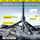 Штатив-подставка для селфи Rtako Stable Selfie Stick Floor Stand Phone Holder Tripod Live Streaming Concert Anti-Shake Portable Travel Selfie Tool 360 Degree Rotating Multifunctional - изображение 7