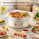 Электрическая кастрюля-пароварка Midea Electric Hot Pot Electric Cooker Steamer Hot Pot Detachable Multifunctional Electric Heating Pot 4.5L HGE3036 - изображение 8