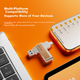 Флеш-накопитель Xicun L2 64 ГБ USB 3.2 с двумя разъемами Type-C и USB, скорость чтения 150 МБ/с - изображение 2