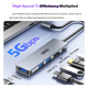 Док-станція Superior DP Display Dock Type-C - USB 3.0 Hub 4K60Hz HD PD для зарядки Apple Huawei ноутбук телефон планшет USB адаптер - зображення 5