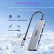Док-станція Superior DP Display Dock Type-C - USB 3.0 Hub 4K60Hz HD PD для зарядки Apple Huawei ноутбук телефон планшет USB адаптер - зображення 8
