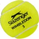 Тенісні м'ячі Slazenger, офіційний м'яч Уімблдона, тренувальні та ігрові м'ячі в металевій банці, паковання з 4 м'ячів, нове паковання 340982 - зображення 1