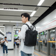 JD Jingzao Black Warrior Handheld Tote Bag Sports Backpack Laptop Bag Commuter Travel School Bag - изображение 7