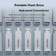 Флеш-накопичувач PHILIPS 256 ГБ Type-C USB 3.2 з двома інтерфейсами для телефону, 61UT-F сріблястого кольору, високошвидкісний USB-накопичувач подвійного призначення з двома головками, сумісний з Android, Apple та ноутбуками - изображение 8