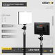 Sidande LED 520 Заповнююче світло, ручне заповнююче світло для фотографії, портативне світлодіодне панельне освітлення для камер, 37 Вт з регулюванням двокольорової температури, зйомка DSLR, фотографія їжі в ресторані, портретне освітлення - изображение 12