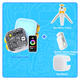 Sidande Tofu Light Fill Light RGB Pocket Light Camera Phone Photography Selfie Face Fill Handheld Portable Wireless Remote Control Hot Shoe Light Desktop Light Photography Light Accessory Kit - изображение 4