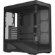 Ігровий корпус для комп'ютера Yingchi Metal Master Dark Knight (ATX, підтримує водяне охолодження 360 мм, швидке розбирання, вид верхнього та нижнього відсіків, TYPE-C, коробка для деталей, органайзер для кабелів) - изображение 3