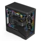 Ігровий корпус для комп'ютера Yingchi Metal Master Dark Knight (ATX, підтримує водяне охолодження 360 мм, швидке розбирання, вид верхнього та нижнього відсіків, TYPE-C, коробка для деталей, органайзер для кабелів) - изображение 9