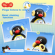Настольная Bluetooth-колонка MARtube Pingu Penguin с функцией качания, милый подарок на свадьбу или новоселье, практичный подарок для парня, девушки, лучшего друга, мужчины, взрослого, подарок на день рождения для 18-летних студентов. - изображение 5