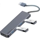 Адаптер USB-хабу ThinkPad Lenovo, конвертер-хаб, док-станція розширення для ноутбука, подовжувач USB, USB-хаб LA04B 1 м металевий - изображение 3