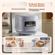 Електрична рисоварка Midea Rice Cooker 5 л для домашнього використання, розрахована на 5-8 осіб, велика місткість, антибактеріальна порцелянова внутрішня каструля, рис на дровах, мікротиск, розумне резервування, багатофункціональна швидка варка MB-5E61 - изображение 6