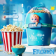 Игрушечный автомат для попкорна Disney Эльза, подарок на день рождения для девочек и мальчиков в возрасте 6-10 лет, новогодний подарок (12 штук). - изображение 4